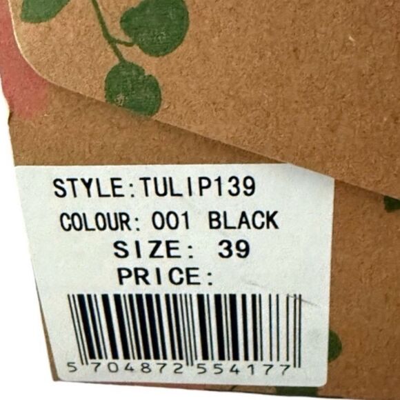 ILSE Jacobsen Hornbaek Tulip 139 Perforated Black Slip-On Shoes EU 39 US 8.5-9 - Picture 9 of 10